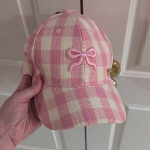 Checkered Juicy Couture Pink Hat